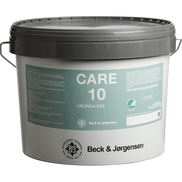 B&J CARE 10 vgmaling med toneservice - 9 L