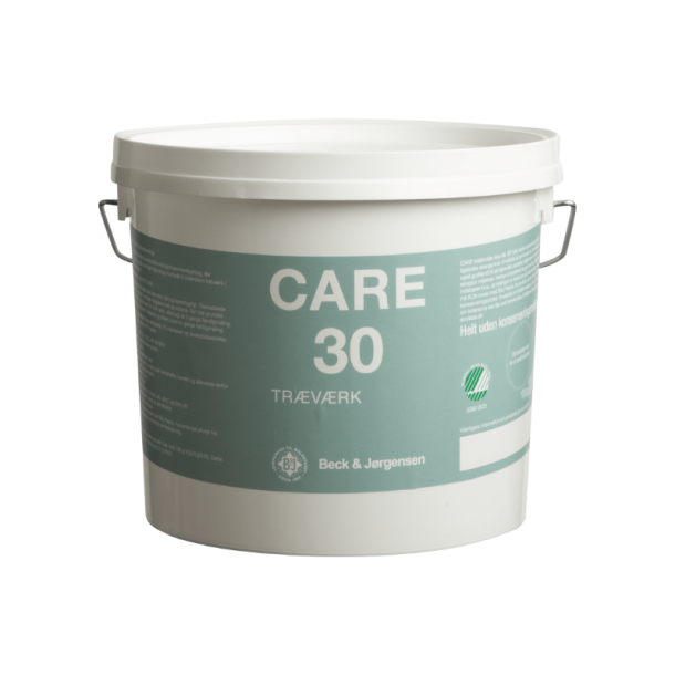Allergivenlig trmaling - B&J CARE 30 trvrksmaling - 0,9 - 2,7 liter.