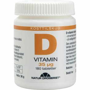 D vitamin kapsler - vegetabilsk  - 60 stk.