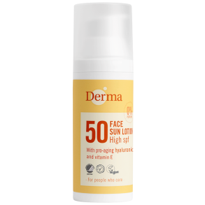 Derma Ansigtssolcreme SPF50 - 50 ml.
