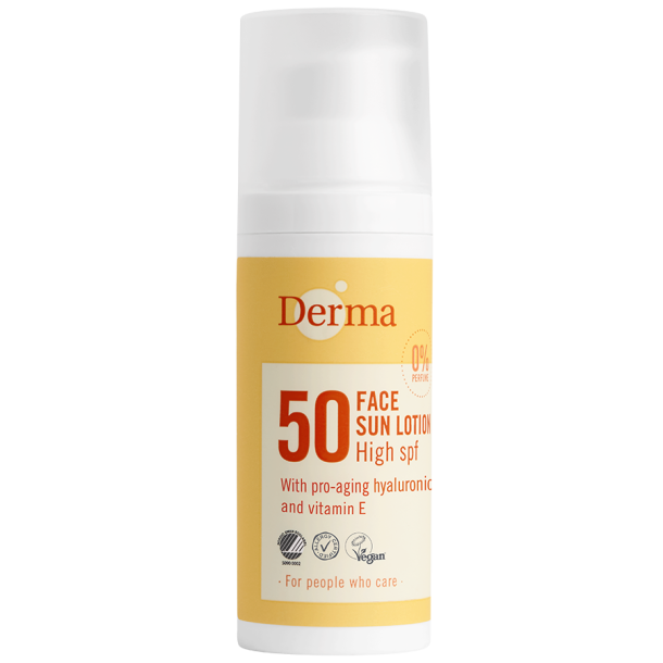 Derma Ansigtssolcreme SPF50 - 50 ml.