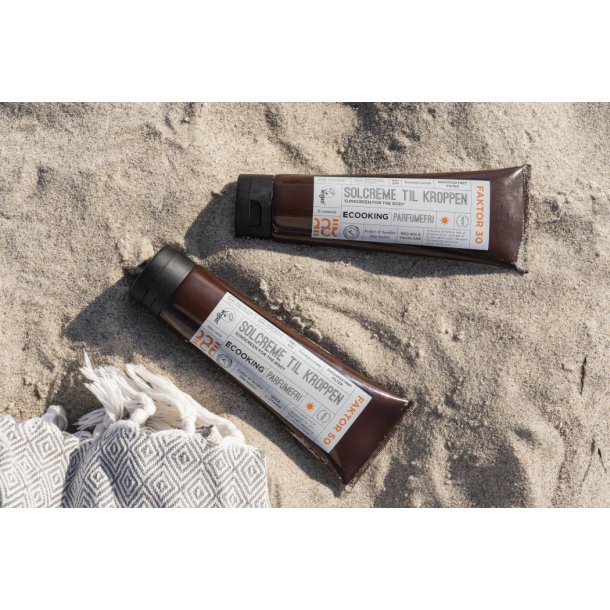 Ecooking Solcreme Krop SPF 50 Parfumefri - 250 ml.