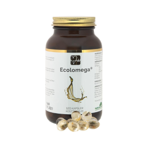 kologisk Fiskeolie Kapsler - Ecolomega - 120 stk.