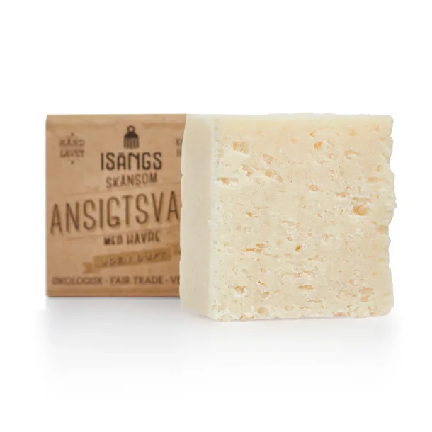 Isangs ansigtsvask med havre - Uden duft - 80 g.