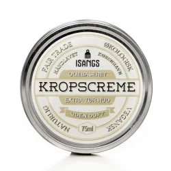 Isangs kropscreme ekstra t�r hud - Uden duft - 75 ml.