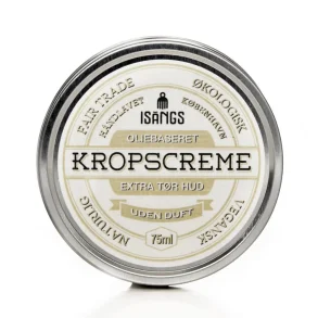 Isangs kropscreme ekstra t�r hud - Uden duft - 75 ml.