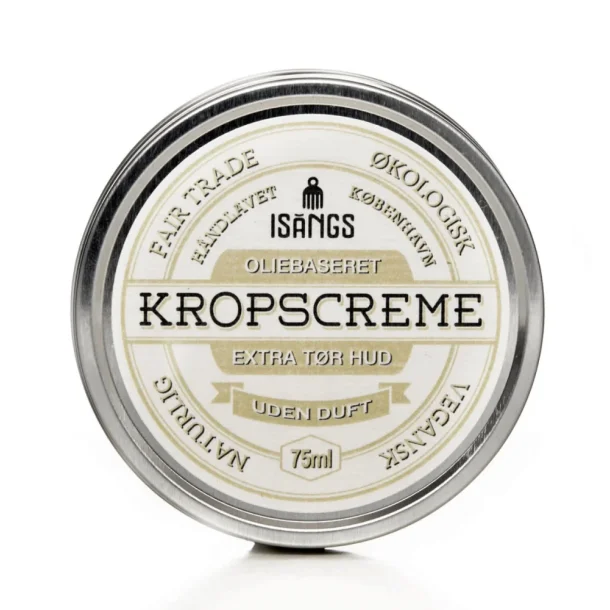 Isangs kropscreme ekstra t�r hud - Uden duft - 75 ml.