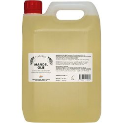 Naturlig parfumefri mandel massageolie - 2,5 liter.