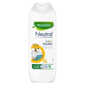 Neutral Kids Bath, Wash and Shampoo Parfumefri - 250 ml.