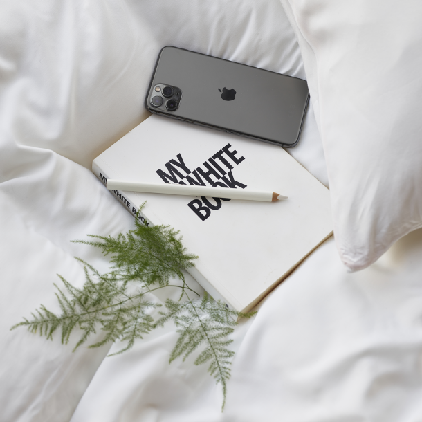 Allergivenligt Turiform ENJOY bambus sengetj - Hvid - Flere strrelser